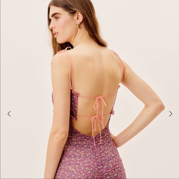 Nadia slip sheer mini dress NWT - Picture 3 of 5